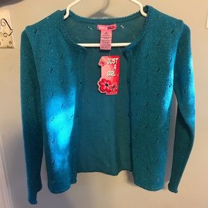 Kids blue cardigan